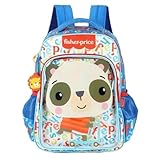 Mochila De Costas Fisher Price Pandinha Azul Luxcel