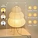 Buovikalo Noguchi Lamp, Wabi-Sabi Paper Floor Lamp, Dimmable Japanese Rice Paper Lantern, Akari Floor Lamp with 3 Color, Japan Lamp for Living Room, Bedroom or Desktop