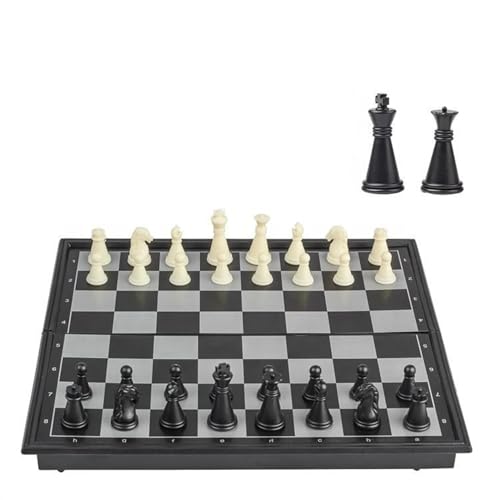 Image of Mashes Chess Board Set Magnetic Travel Folding Board Games Portable Gifts for Kids and Adult, Magnetic Travel Chess Set, Folding Chess Board, Educational Board Game Set