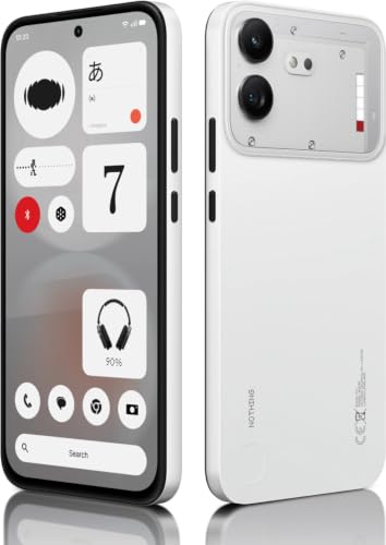 Image of Nothing Phone (4b) 5G (White, 8GB RAM, 128GB Storage) | Snapdragon 6 Gen 4 Octa-Core Processor | 50MP + 8MP Dual Rear Camera | 16MP Front Camera | 6.77-inch AMOLED Display | 6000mAh Battery |