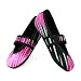 Nufoot Betsy Lou Women's Shoes, Best Foldable & Flexible Flats, Travel & Exercise Shoes, Dance Shoes, Yoga Socks, Indoor Shoes, Slippers, Pink Aurora, X-Large