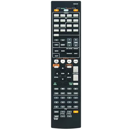 Replacement Remote Control RAV464 ZA11360 Applicable for Yamaha AV Receiver