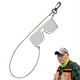 Fly Fishing Magnifying Glasses - Clip-on nose, Magnetic Release and One-Handed Use. 8295