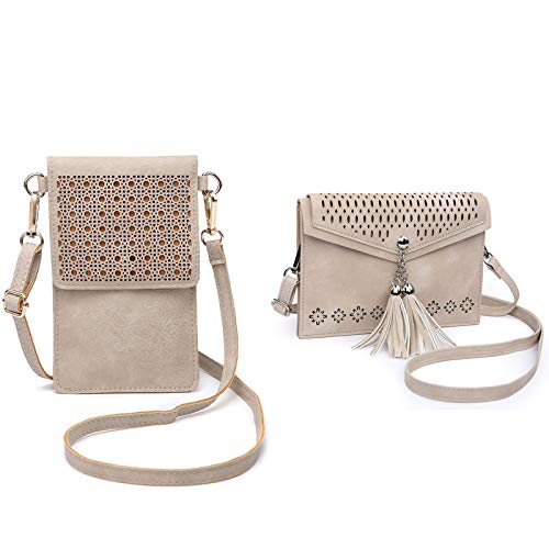 seOSTO Cell Phone Purse, Tassel Cell Phone Purse Holder Wallet