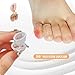Silicone Toe Protectors 20Pcs, Gel Anti-Friction Toe Protector Breathable Toe Caps Guards for Men Women, Soft Clear Little Toe Covers Silicone Toe Sleeves for Corns, Blisters and Pain Relief