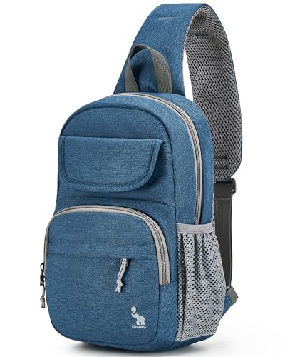 Bolsa unisex clásica OOIWAS Ock5735 en color azul y talla L amplia