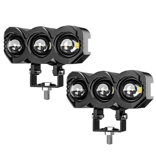 Antibrouillard Moto LED Abaodam double faisceau pour sécuriser les trajets en vélo électrique