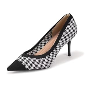 Women’s Pumps Pointed Toe Kitten Heel Slip On Dressy Casual Shoes