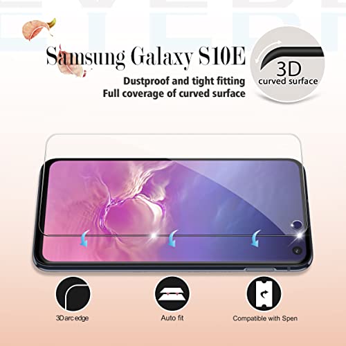 Yeyebf YY220326SAMS10ETOU Galaxy S10E Screen Protector, [2 Pack] Hd-Clear Tempered Glass Screen Protector [Bubble-Free][3D Glass][9H Hardness][Case-Friendly] Screen Protector Glass For Samsung Galaxy S10E thumb #2