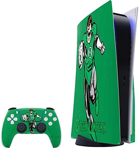 Skinit Decal Gaming Skin Compatible with PS5 Bundle - Officially Licensed DC Comics Green Lantern Blackest Night: Tales of The Corps 1 Cover Design