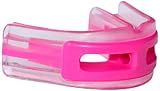 Brain-Pad Women's LoPro+ Double Laminated Strap/Strapless Mouthguard Combo, Youth, Pink/Clear