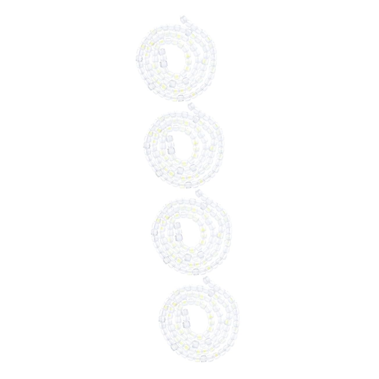 HOMSFOU 4 Stück Diy Quadratische Perlen für Schmuckherstellung Glasperlen für Armbänder Ohrringe und Haarschmuck Bastelzubehör für Kreative Diy Projekte pro Strang