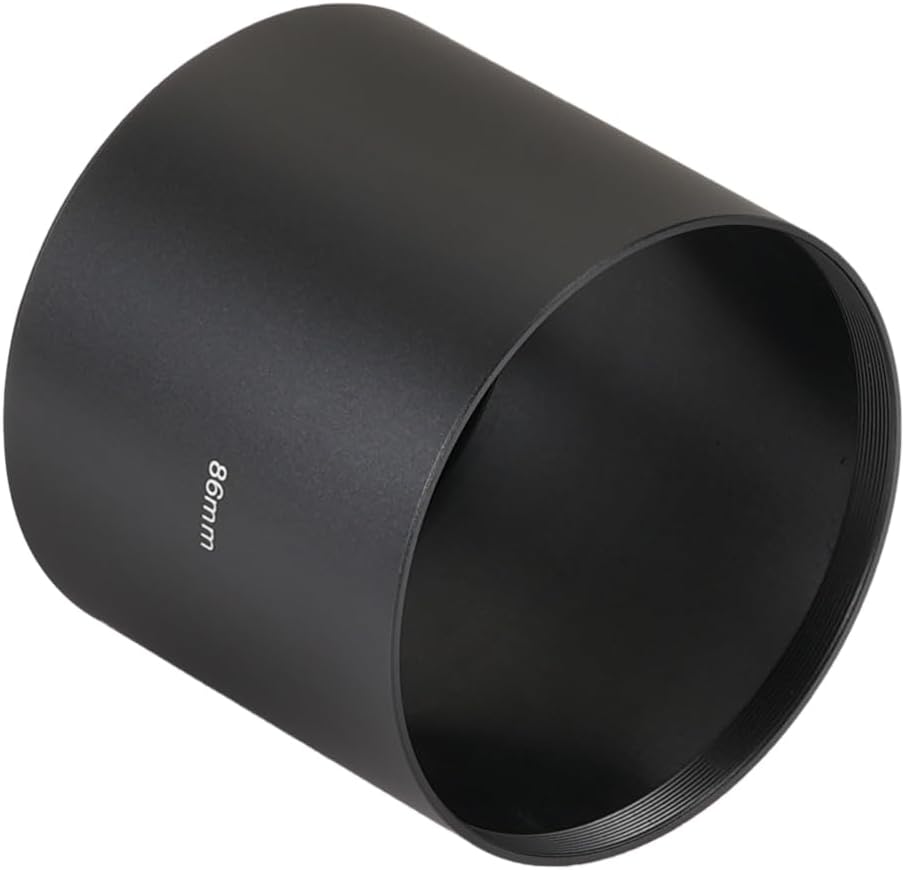 FocusFoto 86mm Long Metal Telephoto Tele Lens Hood Shade