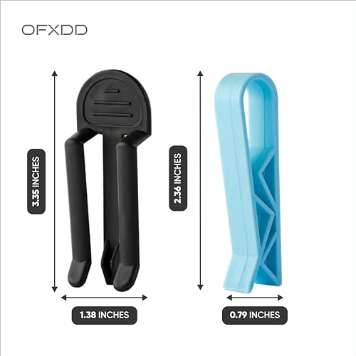 Image of Trash Bag Clips 24 Pcs - Fixation Trash Bag Holder for Trash Can - Anti-Slip Garbage Can Clips Plastic for Kitchen, Washroom