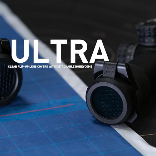 Cubierta para lente de mira Monstrum Ultra Series con tapa giratoria y dispositivo antirreflejo (ARD) desmontable miniatura 3