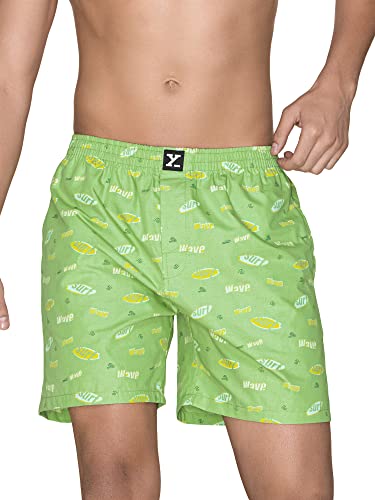 Image of XYXX Men's Surf & Pace Super Combed Cotton Boxer Shorts (Pack of 2)