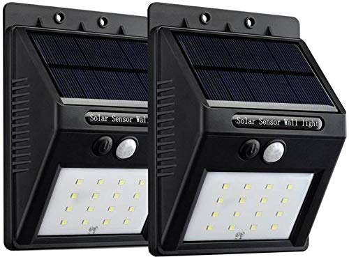 TOPHAVEN Solar Motion Sensor 20 LED Wall Light Bright Outdoor Security Lights (Black) (2)-image-41