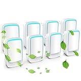 Ampia gamma di applicazioni: Dayear Plug-in dimensioni del purificatore d'aria portatile è approssimativa: lunghezza: 10 cm, larghezza: 6 cm, profondità: 3 cm (non includere i denti del connettore). Plug europeo standard. La dimensione dei denti della spina è di circa 3 cm, il peso è di circa 85 g x 1 pezzo, 170 g x 2 pezzi, 260 g x 3 pezzi, 340 g x 4 pezzi. Dayear tuta purificatore d'aria per ufficio, camera da letto, bagno, cucina, toilette, veranda, corridoio, guardaroba, stanza degli animali, ecc.
