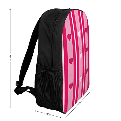 Mochila escolar unisex para niños con espalda acolchada y rayas 2