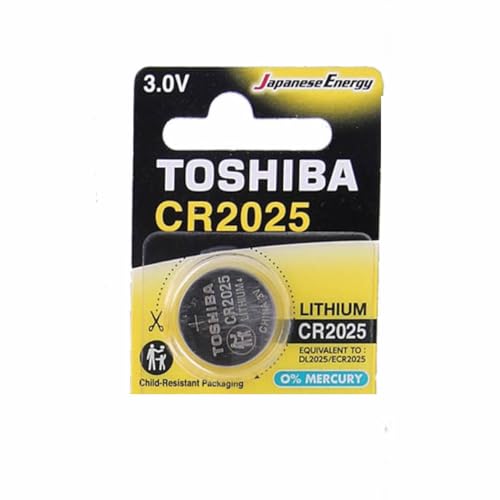 REY Toshiba CR2025 - Pilas de botón de Litio 3V (1 Unidad)