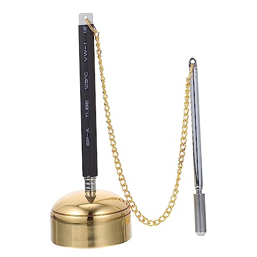 JEWEDECO シー引磬法器 寺院供給品 伸縮式 仏教儀式用の木魚楽器 お祈り演奏用 大号 法具 友人への贈り物に 寺院 瞑想室 居間にお勧め