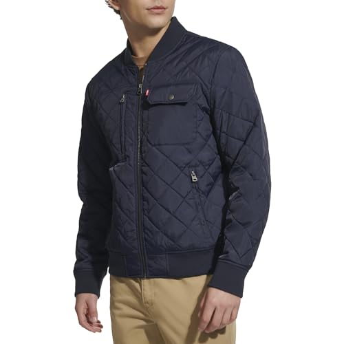 Image of Levi's Men's Levi's Men's Diamond Quilted Bomber Jacket