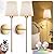 Battery Operated Wall Sconce Set of 2, Wireless Wall Sconces Set of Two, 10 Colors Wall Sconces Battery Operated, 5200mAh Dimmable Bulbs and Remote, for Bedroom, with Bonus Bulb (24 inch - Gold)