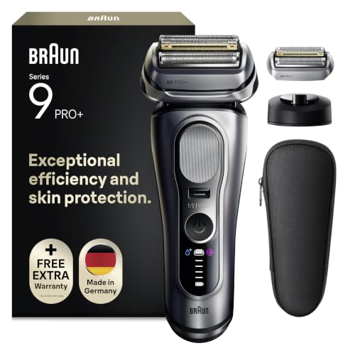 Braun Serie 9 Pro+ Rasoio Elettrico Barba, 9617psi Argento