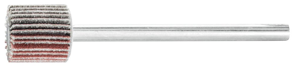 PFERD 45075 Mini Mounted Flap Wheel, Aluminum Oxide A, 3/8" Diameter x 3/8" Length, 1/8" Shank, 240 Grit, 75000 Max RPM (Pack of 10)