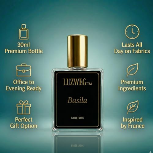 Image of Basila 30 ml Perfume (Basil & Lavender) | Fresh Unisex EDP | Long Lasting Calming & Aromatic Fragrance | Premium Travel Size Perfume for Men & Women | Everyday Relaxing Scent | Gift for Him & Her