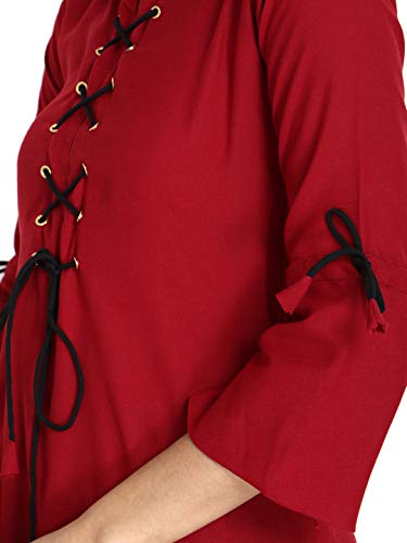 Image of DHRUVI TRENDZ Women's Rayon Kurta