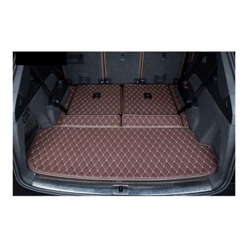Tapis de coffre pour Q7 7 places 2015-2022 protection sur mesure café