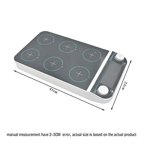 Agitateur magnétique MMS6pro à affichage numérique LCD et multi-positions