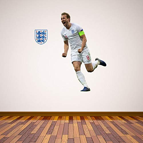 England FA Harry Kane Wall Sticker - England Football Decal Vinyl Poster Print (120cm)
