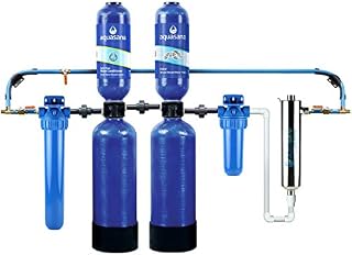 Aquasana Whole House Water Filter System w/ UV Purifier & Salt-Free Descaler