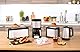 Tefal Element Langschlitz-Toaster, 7 Bräunungsstufen, 1000 Watt, Integrierter Brötchenaufsatz, Elegantes Design, Schwarz/ Edelstahl, TL4308