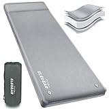 Elegear Colchoneta Auto-Inflable Camping de Espuma, Colchón para Tienda de Campaña 8CM Ultragruesa con Almohada, Colchón...