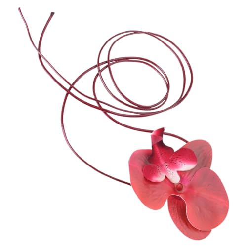 Elegant Flower Pendant Necklace Adornment with Pearls Accent for Women Jewelry