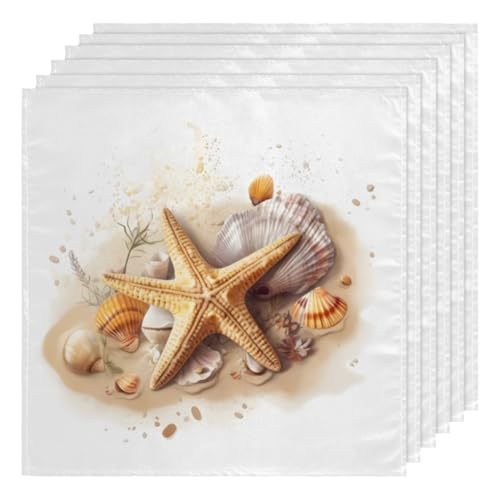 Servilletas de Tela Multicolor Set x6 50.5 x 50.5 cm miniatura 1