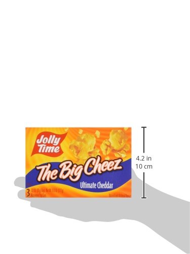 Jolly Time the Big Cheez Cheddar Cheese Microwave Popcorn, 3-count Boxes (Pack of 3)