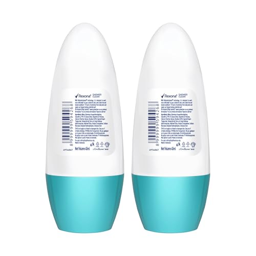Image of Rexona Motion Activated Roll-On | Shower Clean Underarm Deodorant for Women | up to 72Hr sweat+odour defence | 45 ML (Pack of 2)
