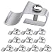 [No-Hole Needed] Vinyl Siding Clips for Blink XT2 Security Camera, 10 Pack Siding Hooks Screw Hanger for Mounting Home Surveillance System with No Nails No Drilling No Adhesives, Easy Relocate