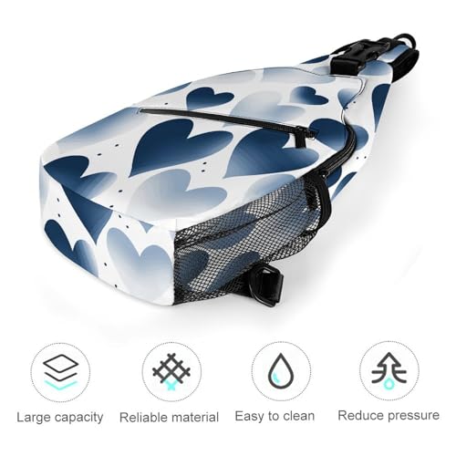 Bolso cruzado tipo sling para deporte y viaje miniatura 5