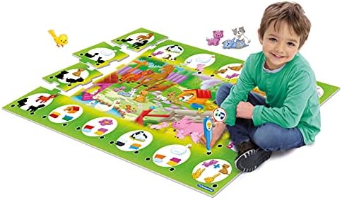 Clementoni - 61877 - Giant Floor Puzzle Farm Animals for children