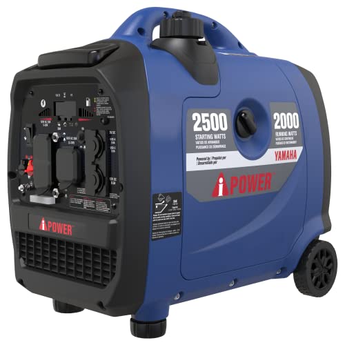 A-iPower Portable Inverter Generator, 2500W Ultra-Quiet Powered By Yamaha Engine RV Ready, EPA & CARB Compliant, CO Sensor Ultra Lightweight For Backup Home Use, Tailgating & Camping (SC2500i) - Image 3