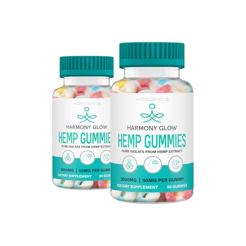 Harmony Glow Gummies - Harmony Glow Hemp Gummies (2 Pack, 120 Gummies)