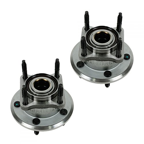 Image of TRQ Rear Left and Right Wheel Bearing and Hub Assembly Set 2 Piece Compatible with 2005-2010 Jeep Grand Cherokee 2006-2010 Commander