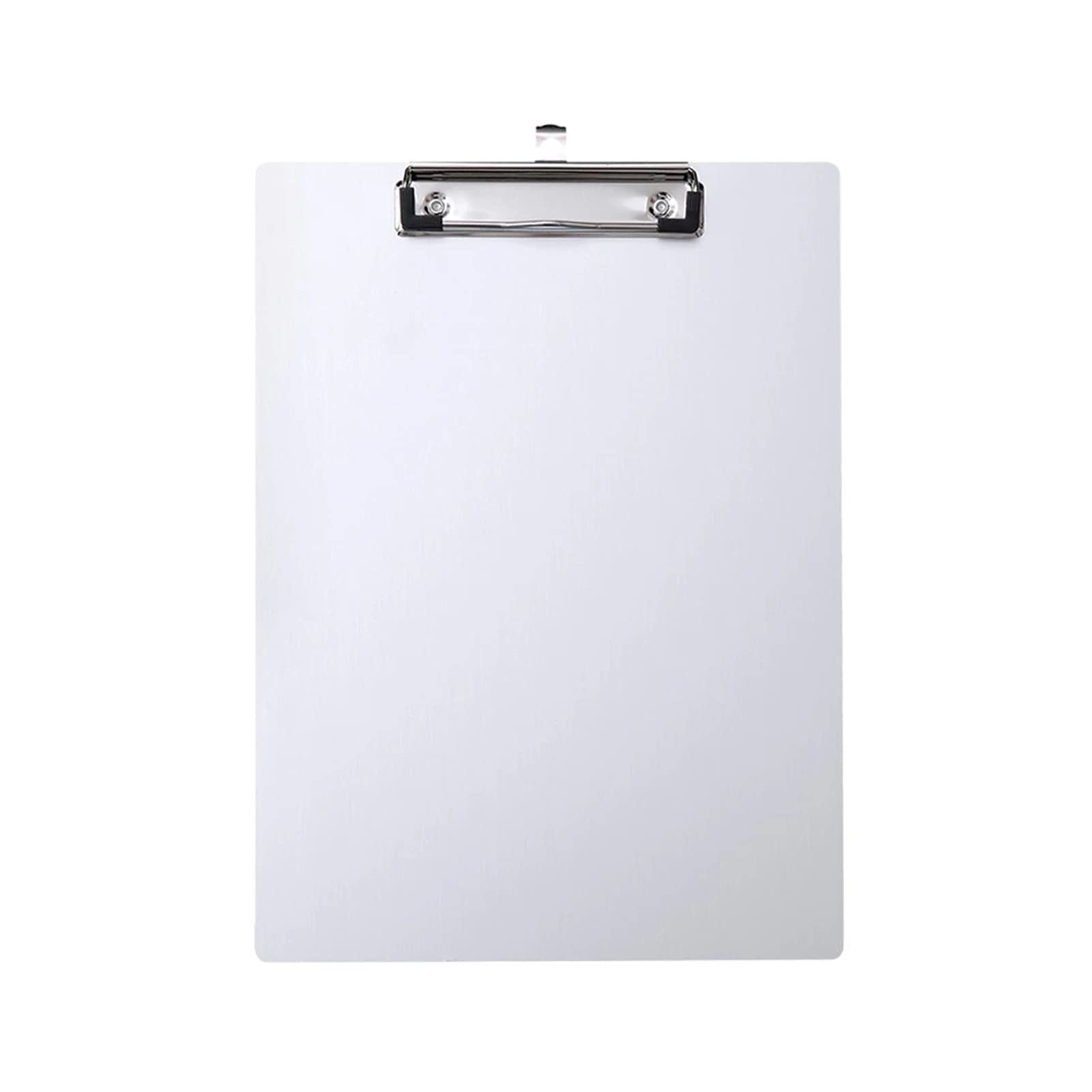 cartelline per appunti piccole, Portablocco in alluminio Portacarte Portablocco in metallo Portadocumenti for cartellette in plastica for impiegati scolastici (Argento).