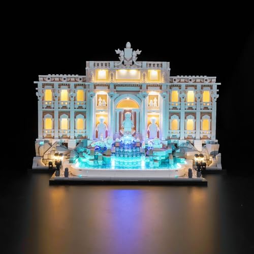 Led Light Set Compatible with Lego Trevi Fountain 21062 (No Model), Decoration Lighting Set for 21062 Trevi Fountain Creative Toys