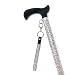 Jacqueline Kent Sugar Cane - Adjustable Cane - White Diamond Silver